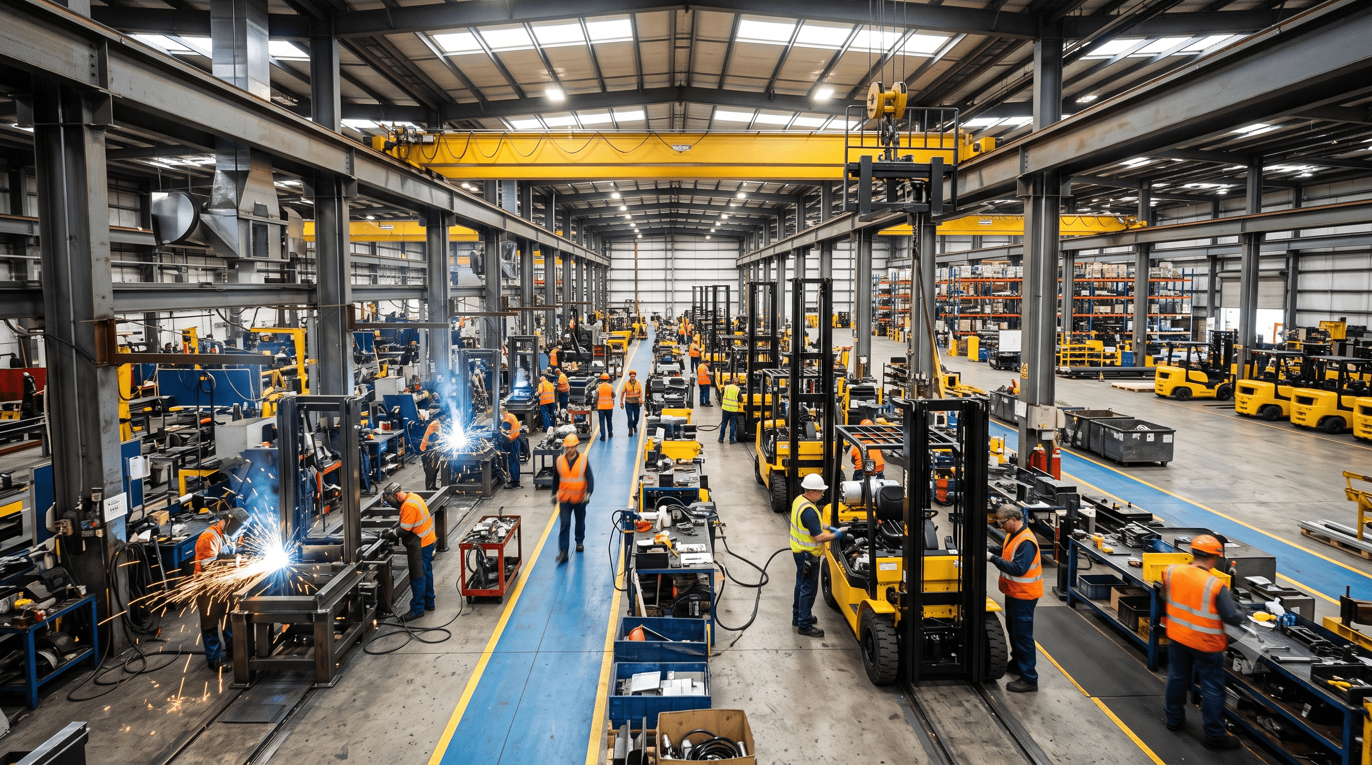 The Skega fabrication floor in Surat